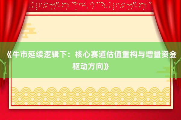 《牛市延续逻辑下：核心赛道估值重构与增量资金驱动方向》